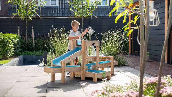 EXIT TOYS Holz Wasserbahn AquaFlow 400